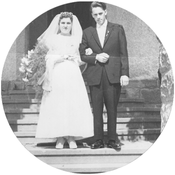 Hochzeit von Friedrich und Rosemarie